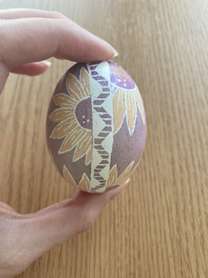 Sunflower pysanka - photo 2 Sunflower pysanka - photo 2